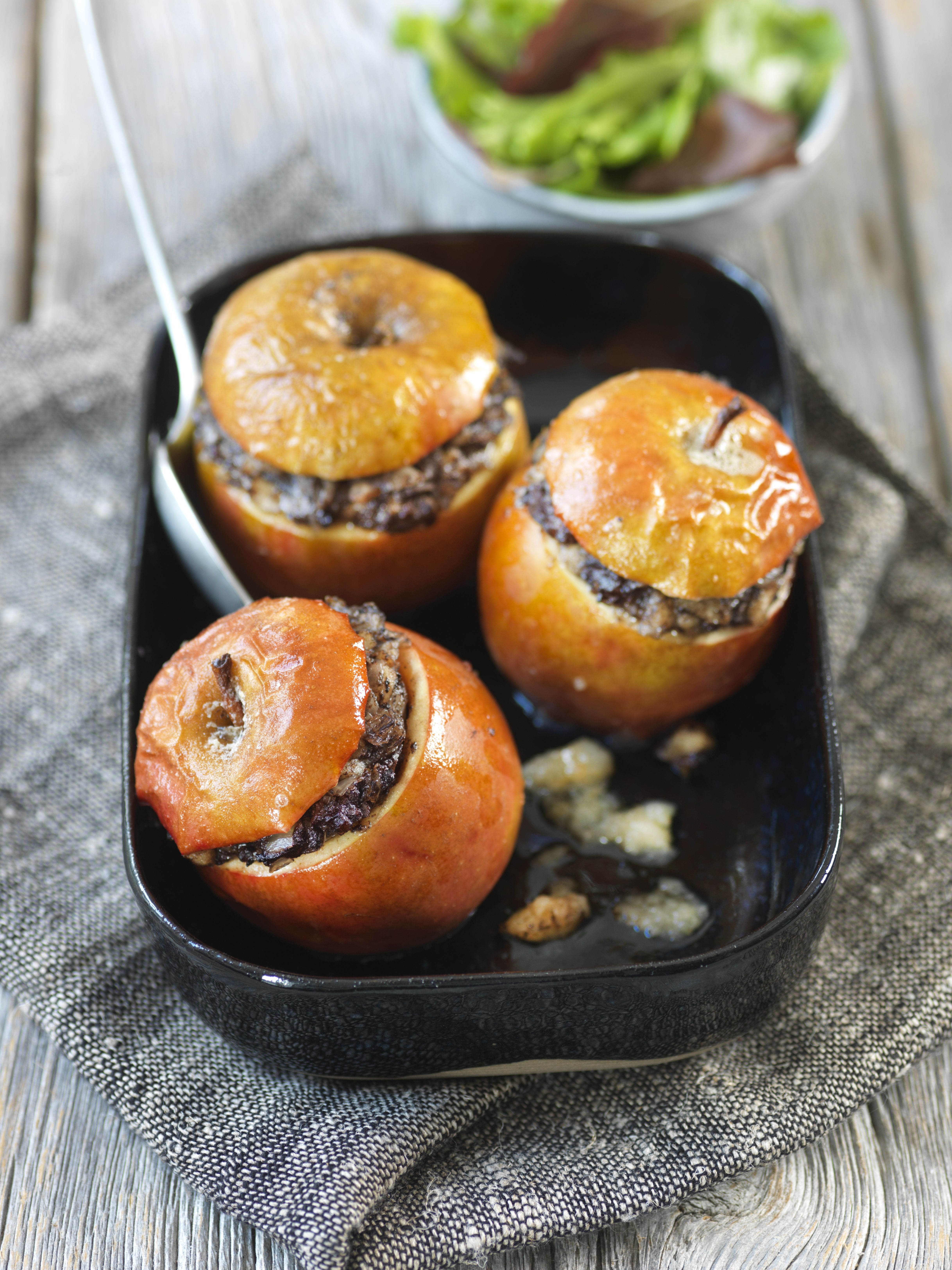 Pommes farcies au boudin noir