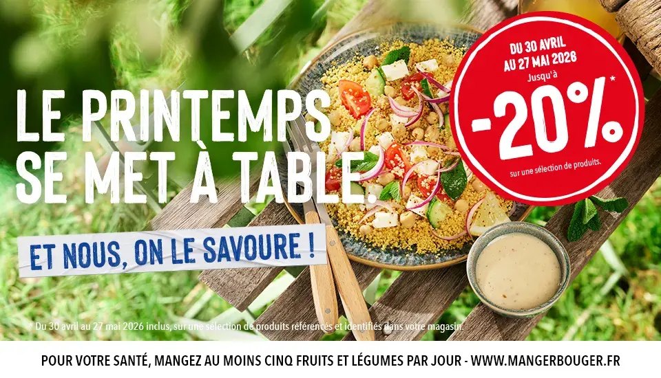 Le printemps se met à table !